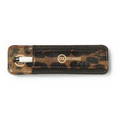 Black/ Cheetah Pattern Stylus Holder & Screen Cleaner